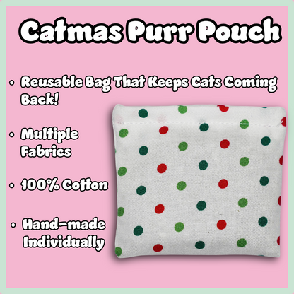 5 Pack Catnip Catmas Purr Pouches